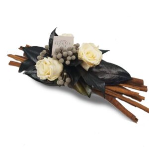 Composizione Rose Stabilizzate Cannella-6579 Composizione Rose Stabilizzate Cannella-6579